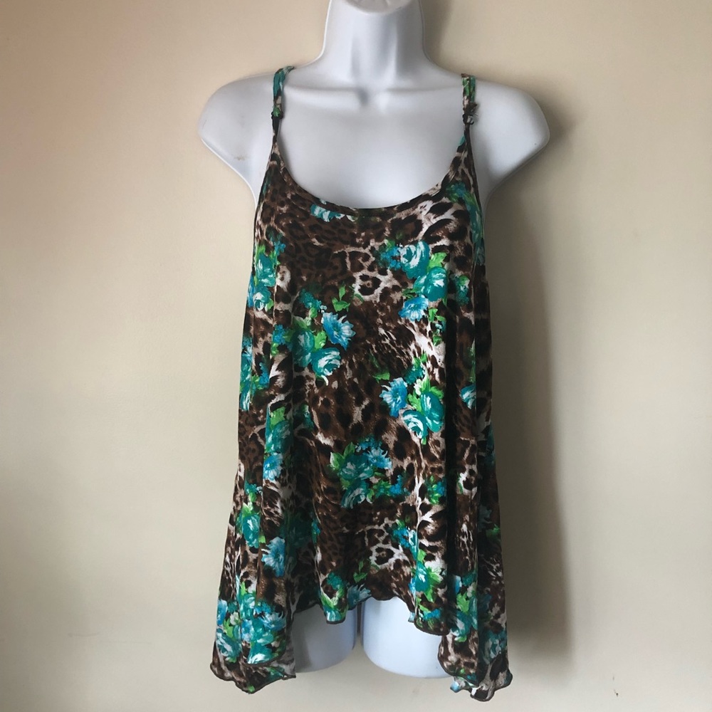 Y2K Style Leopard Print Tank Top